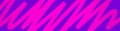 Bright color abstract banner with squiggle bold lines and grainy texture. Pink and purple background.
